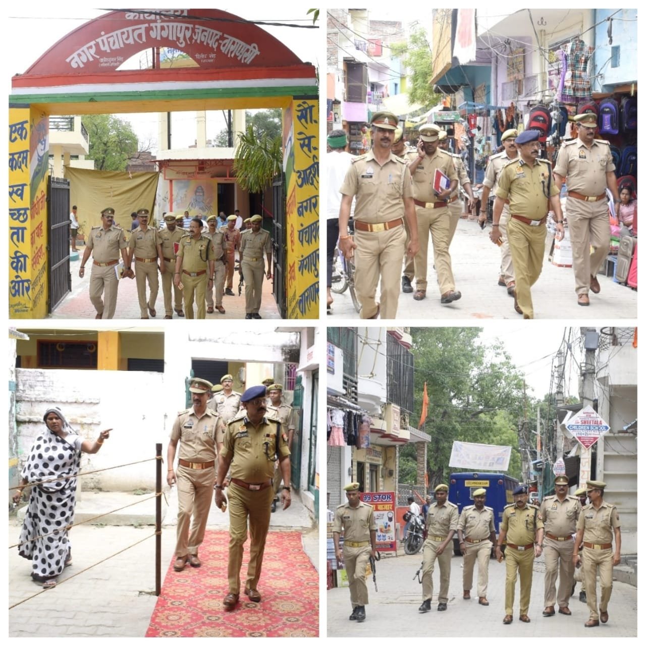 अपर पुलिस आयुक्त, मुख्यालय एवं अपराध श्री संतोष कुमार सिंह द्वारा रोहनियां क्षेत्र के गंगापुर में स्थित सभी मतदान केन्द्रों का किया आकस्मिक निरीक्षण*