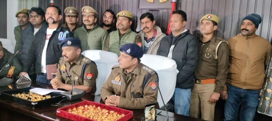 चौक थाना व एसओजी की संयुक्त टीम ने 03 करोड़ की आभूषण चोरी का 48 घण्टे में किया पर्दाफाश