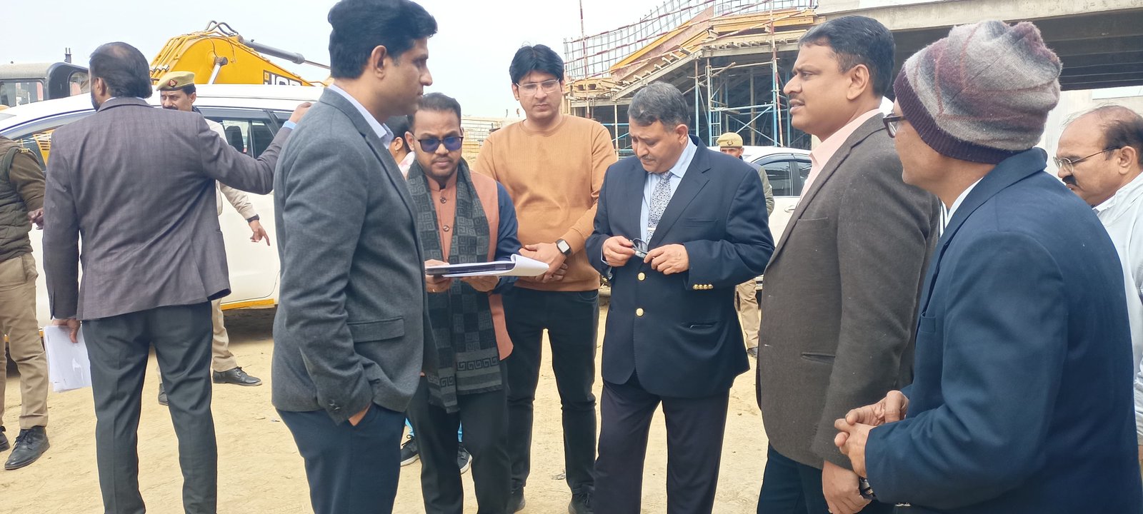 वाराणसी अंतरराष्ट्रीय क्रिकेट स्टेडियम का उच्चस्तरीय निरीक्षण