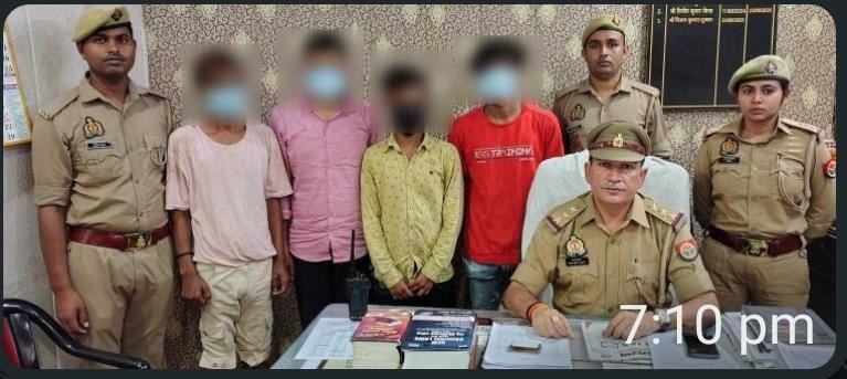 चेतगंज पुलिस ने शान्तिभंग मे चार आरोपियों को किया गिरफ्तार 